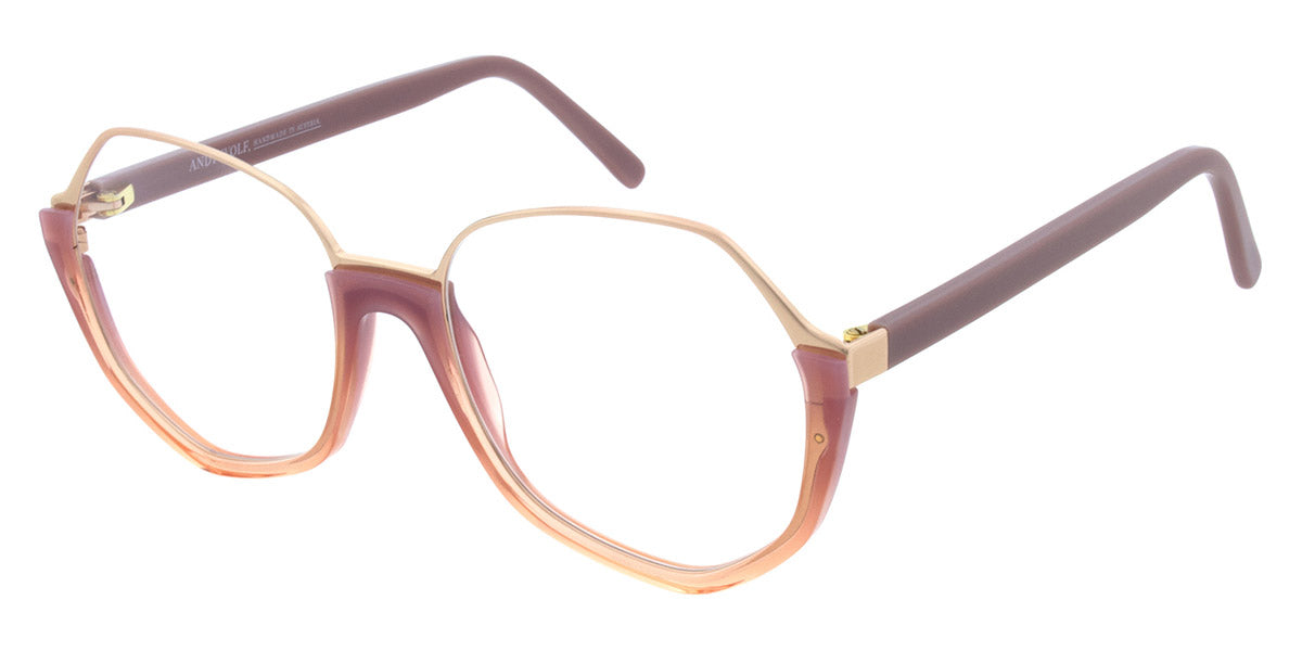 Andy Wolf® 5141 ANW 5141 05 56 - Pink/Rosegold Eyeglasses