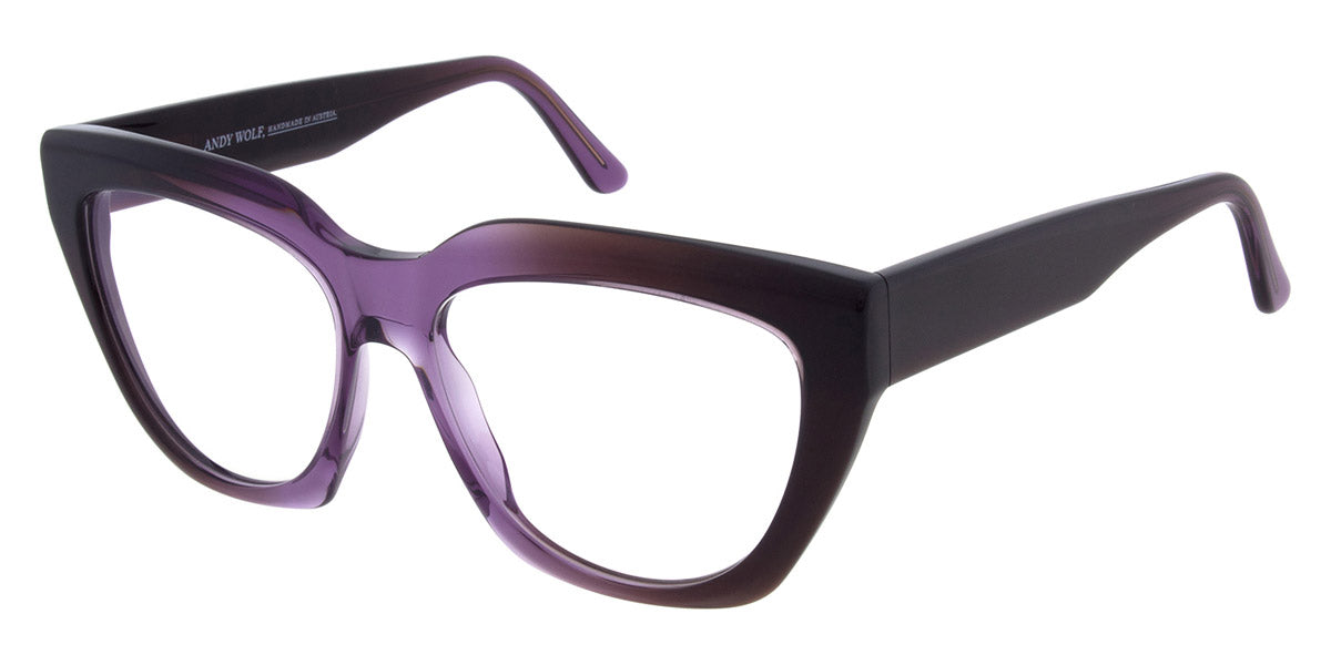 Andy Wolf® 5148 ANW 5148 03 57 - Brown/Violet Eyeglasses