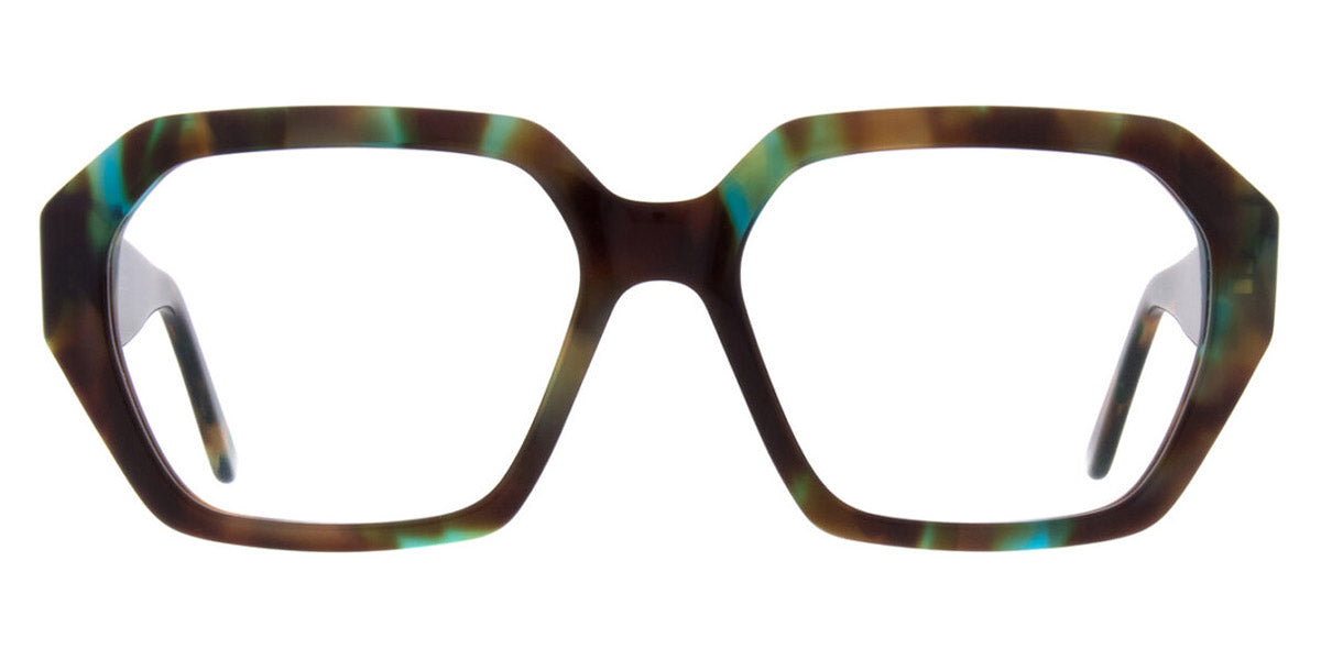 Andy Wolf® 5149 ANW 5149 03 56 - Teal/Brown Eyeglasses