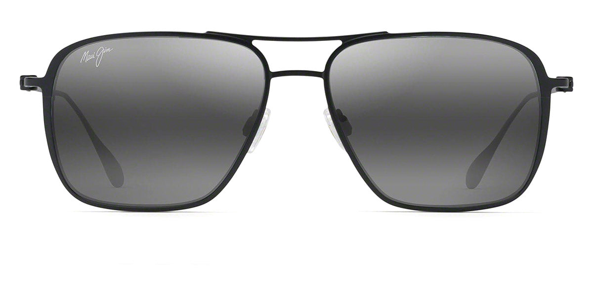 Maui Jim® Beaches 541-2M - Matte Black / Neutral Grey Sunglasses