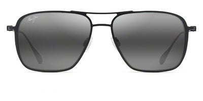 Maui Jim® Beaches Asian Fit 541N-2M - Matte Black / Neutral Grey Sunglasses