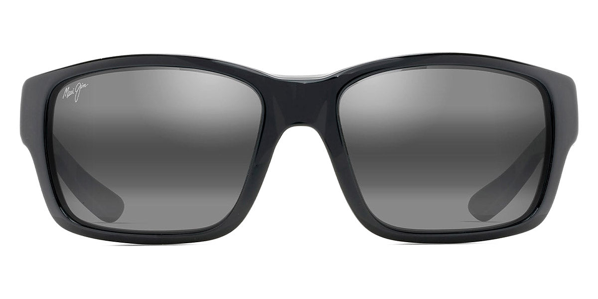 Maui Jim® Mangroves 604-02 - Black Gloss with Grey interior / Neutral Grey Sunglasses