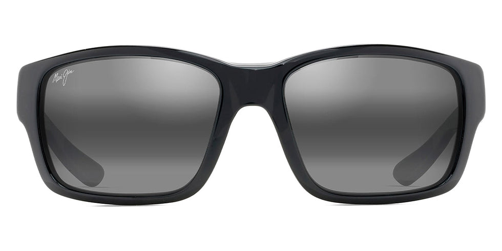 Maui Jim® Mangroves 604-02 - Black Gloss with Grey interior / Neutral Grey Sunglasses