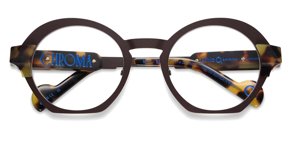 Etnia Barcelona® CHROMA N11 7 CHR011 51O BRHV - BRHV Brown/Havana Eyeglasses
