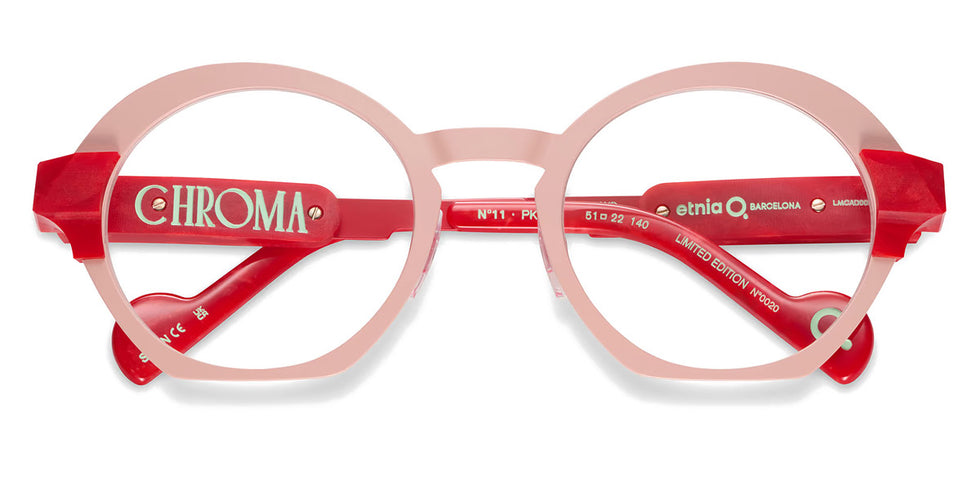 Etnia Barcelona® CHROMA N11 7 CHR011 51O PKRD - PKRD Pink/Red Eyeglasses