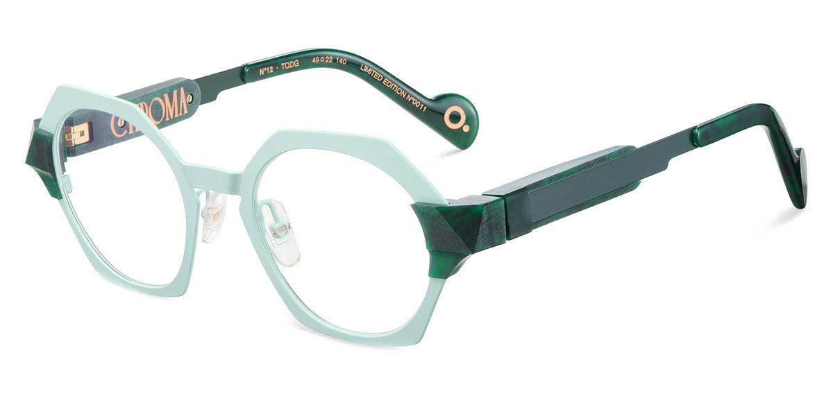 Etnia Barcelona® CHROMA N12 7 CHR012 49O TQDG - TQDG Blue/Green Eyeglasses