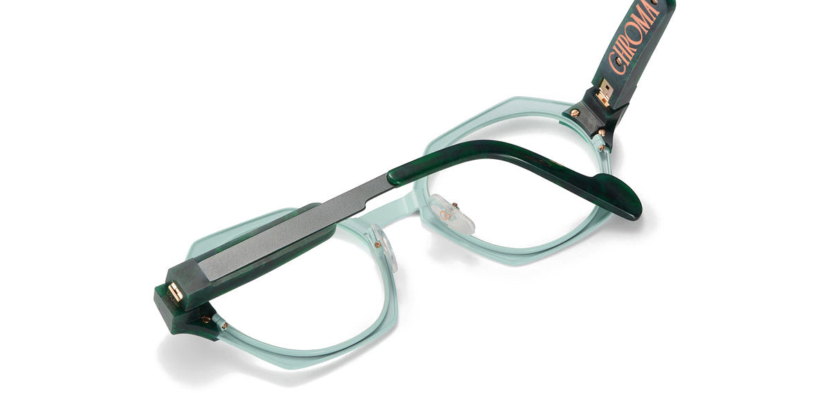 Etnia Barcelona® CHROMA N12 7 CHR012 49O TQDG - TQDG Blue/Green Eyeglasses