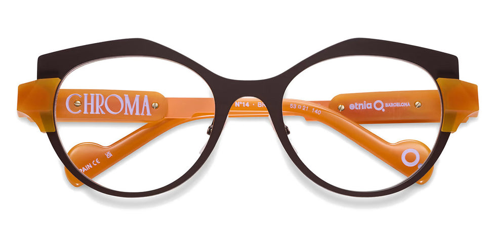 Etnia Barcelona® CHROMA N14 7 CHR014 53O BROG - BROG Brown/Orange Eyeglasses
