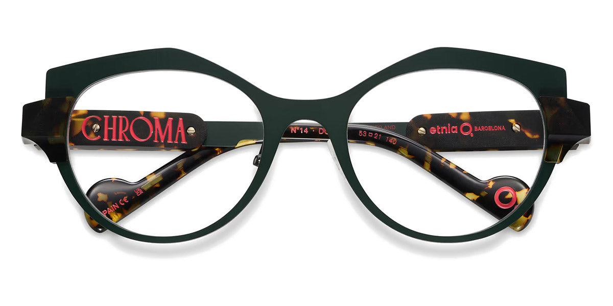 Etnia Barcelona® CHROMA N14 7 CHR014 53O DGHV - DGHV Green/Havana Eyeglasses