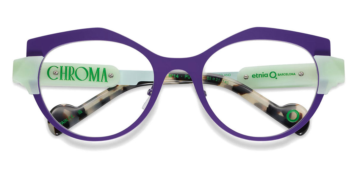Etnia Barcelona® CHROMA N14 7 CHR014 53O PUTQ - PUTQ PU/TQ Eyeglasses