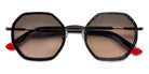 Etnia Barcelona® FARAH 7 FARAH 51S BKGD - BKGD Black/Gold Sunglasses