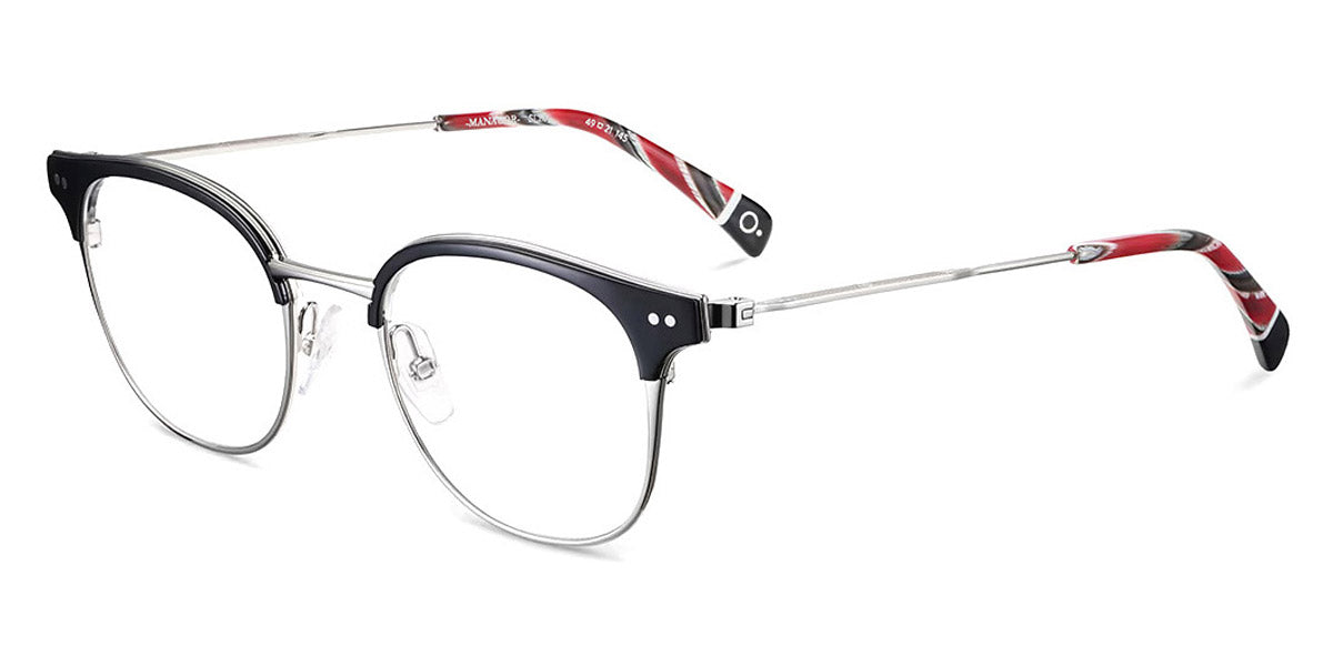 Etnia Barcelona® MANACOR 7 MANACO 49O SLBK - SLBK Silver/Black Eyeglasses