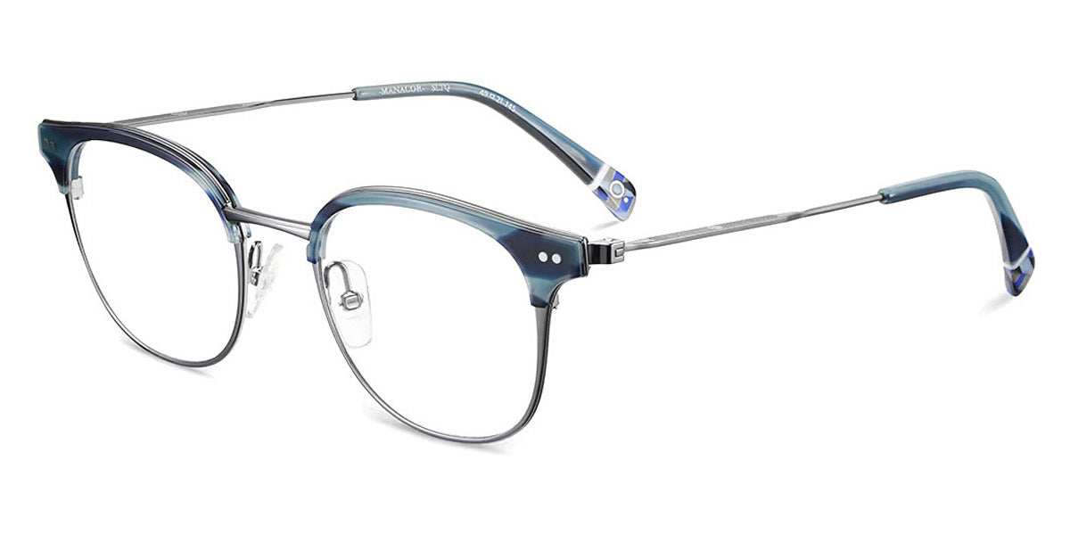 Etnia Barcelona® MANACOR 7 MANACO 49O SLTQ - SLTQ Silver/Turquoise Eyeglasses