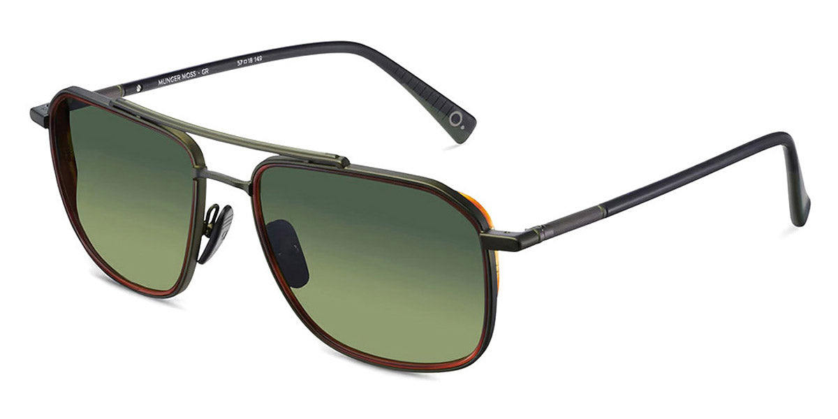 Etnia Barcelona® MUNGER MOSS SUN 7 MUNGER 57S GR - GR Green Sunglasses