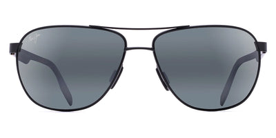 Maui Jim® Castles 728-2M - Matte Black / Neutral Grey Sunglasses