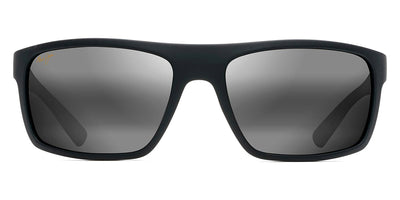 Maui Jim® Byron Bay 746-02MR - Matte Black Rubber / Neutral Grey Sunglasses