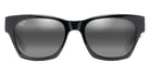Maui Jim® Valley Isle 780-02 - Black Gloss / Neutral Grey Sunglasses