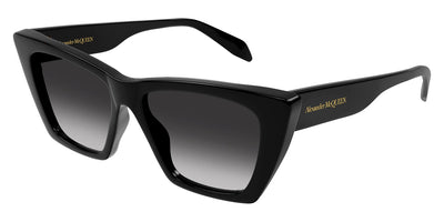 Alexander McQueen® AM0299S AM0299S-001 - Black / Grey Sunglasses