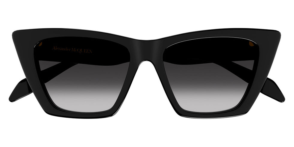 Alexander McQueen® AM0299S AM0299S-001 - Black / Grey Sunglasses
