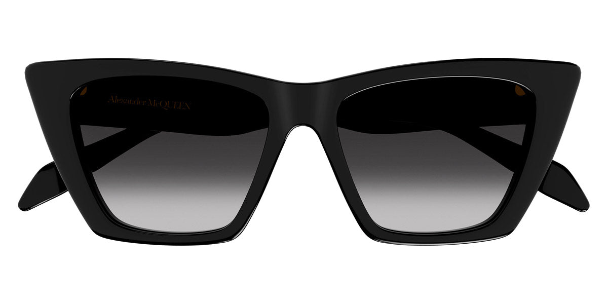 Alexander McQueen® AM0299S AM0299S-001 - Black / Grey Sunglasses