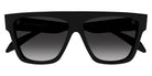 Alexander McQueen® AM0302S AM0302S-001 - Black / Grey Sunglasses