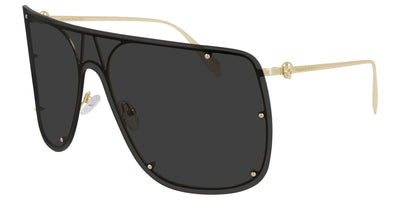 Alexander McQueen® AM0313S AM0313S 001 - Black Sunglasses