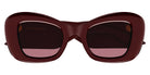 Alexander McQueen® AM0434S AMQ AM0434S 006 50 - 006 Burgundy / Red Sunglasses