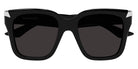 Alexander McQueen® AM0440S AMQ AM0440S 001 53 - 001 Black / Grey Sunglasses