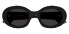Alexander McQueen® AM0445S AMQ AM0445S 001 51 - 001 Black / Grey Sunglasses