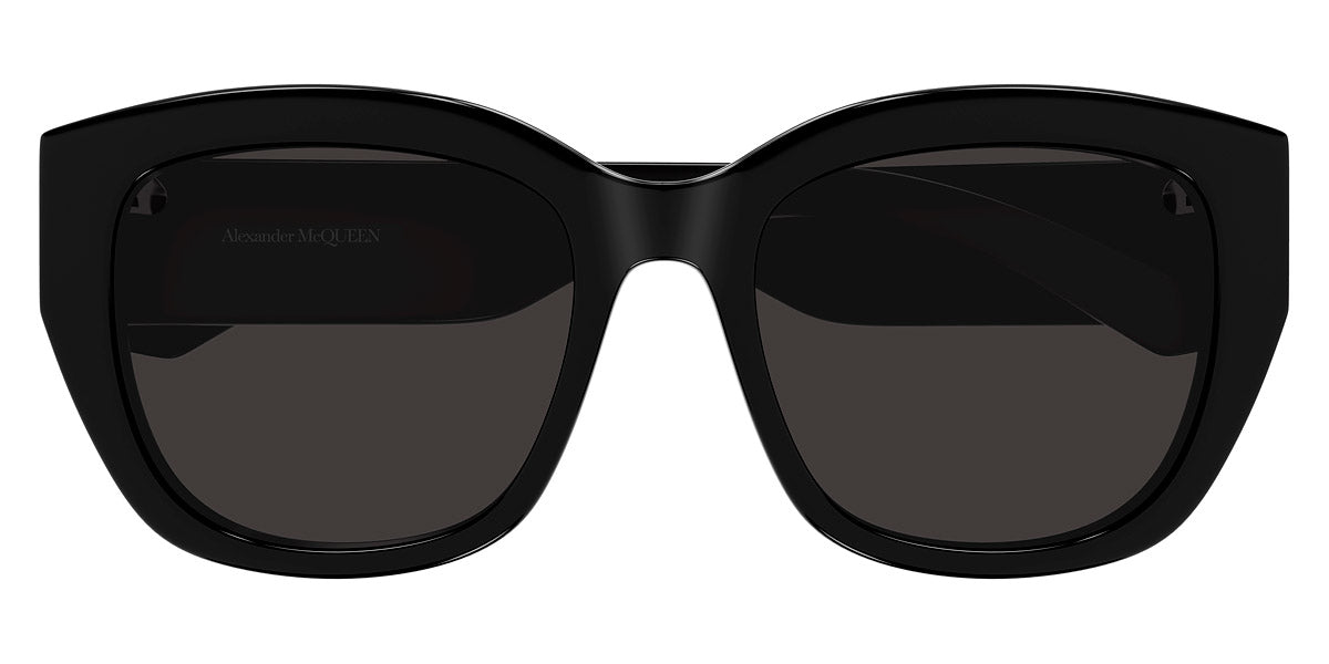 ( 【あまね】Alexander McQueen ラウンド型サングラス Alexander McQueen® AM0451SA Oversize Sunglasses EuroOptica™