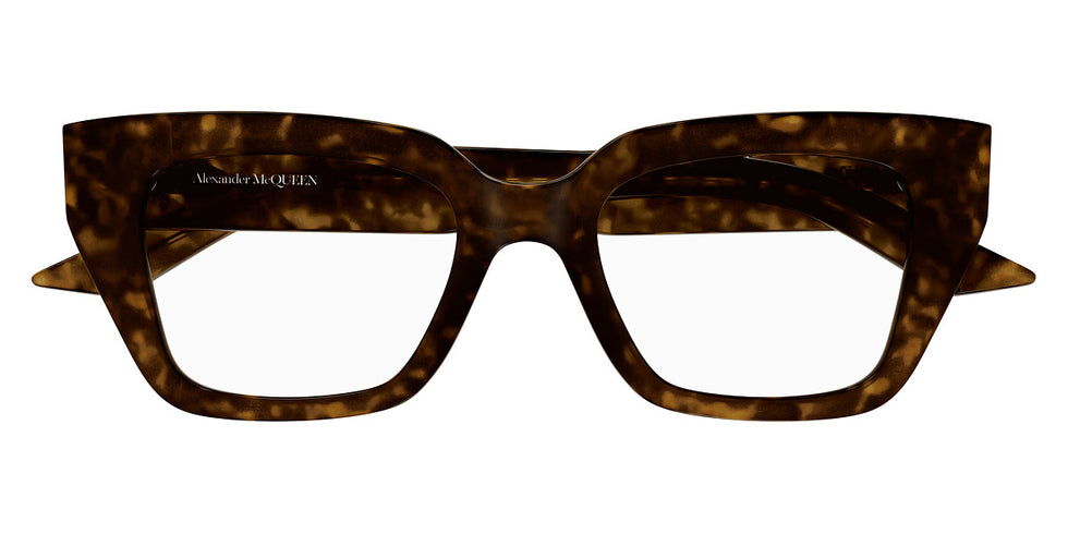 Alexander McQueen® AM0453O AM AM0453O 002 49 -  Havana Eyeglasses