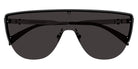 Alexander McQueen® AM0457S AMQ AM0457S 001 99 - 001 Gunmetal / Grey Sunglasses