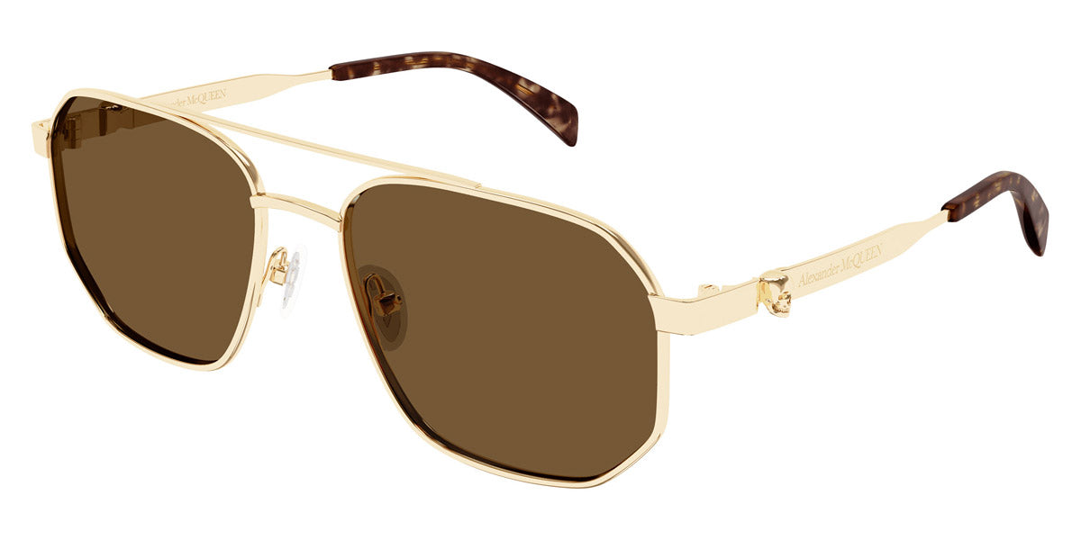 Alexander McQueen® AM0458S Aviator Sunglasses EuroOptica™