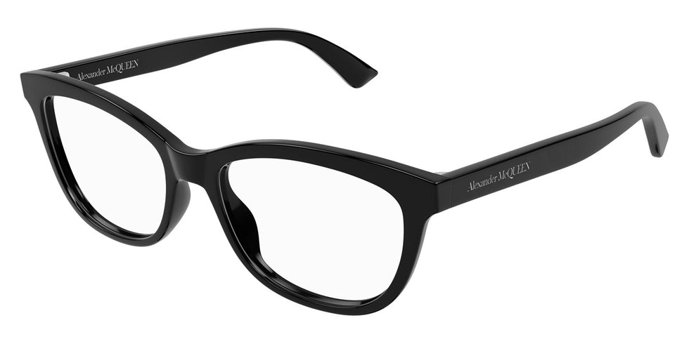 Alexander McQueen® AM0461O AMQ AM0461O 001 53 - 001 Black Eyeglasses