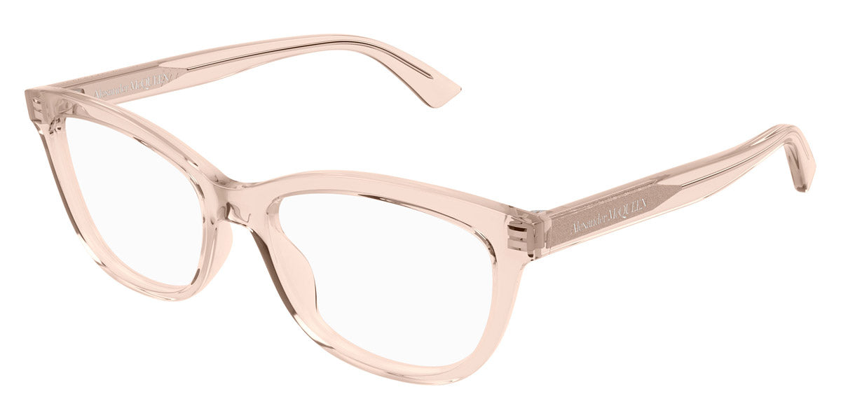 Alexander McQueen® AM0461O AMQ AM0461O 003 53 - 003 Pink Eyeglasses