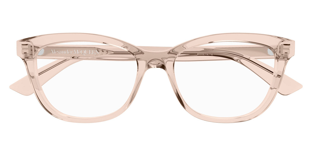 Alexander McQueen® AM0461O AMQ AM0461O 003 53 - 003 Pink Eyeglasses