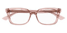 Alexander McQueen® AM0464O AMQ AM0464O 003 52 - 003 Pink Eyeglasses