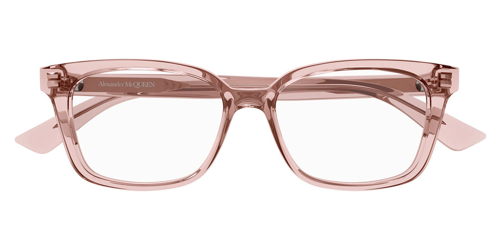 Alexander McQueen® AM0464O AMQ AM0464O 003 52 - 003 Pink Eyeglasses
