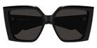 Alexander McQueen® AM0467S AMQ AM0467S 001 56 - 001 Black / Grey Sunglasses