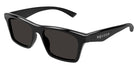 Alexander McQueen® AM0472S AMQ AM0472S 001 53 - 001 Black / Grey Sunglasses