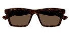Alexander McQueen® AM0472S AMQ AM0472S 002 53 - 002 Havana / Brown Sunglasses