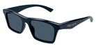 Alexander McQueen® AM0472S AMQ AM0472S 005 53 - 005 Blue / Blue Sunglasses