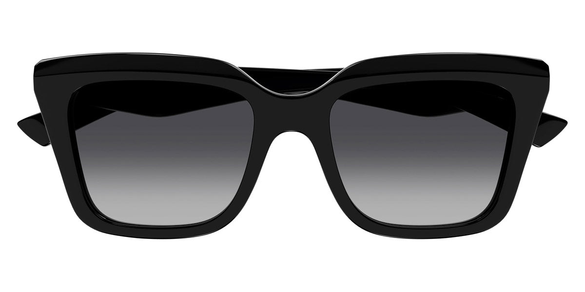 Alexander McQueen® AM0473S AMQ AM0473S 001 53 - 001 Black / Grey Sunglasses