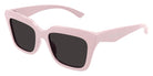 Alexander McQueen® AM0473S AMQ AM0473S 005 53 - 005 Pink / Grey Sunglasses