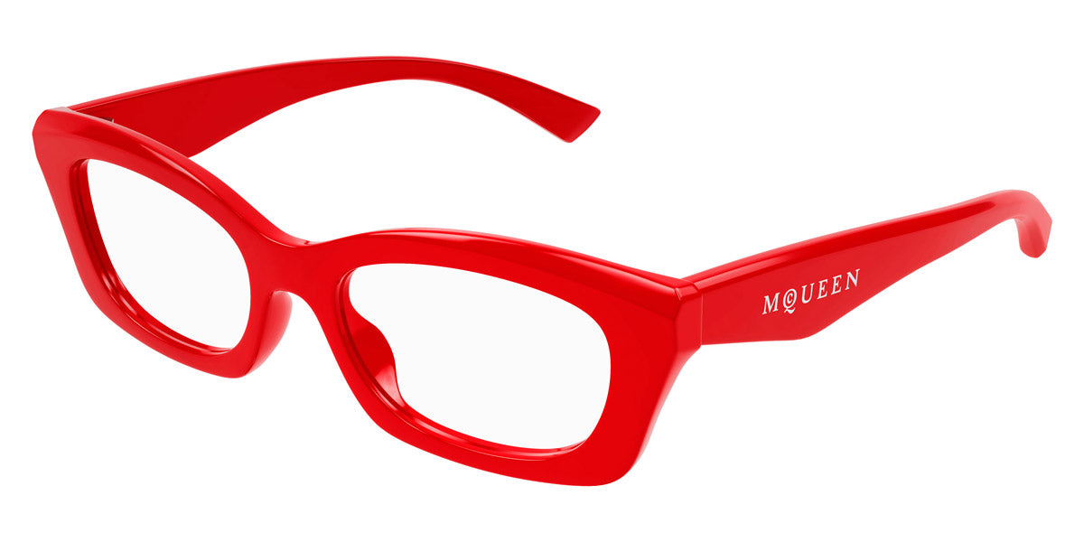Alexander McQueen® AM0474O AMQ AM0474O 003 52 - 003 Red Eyeglasses