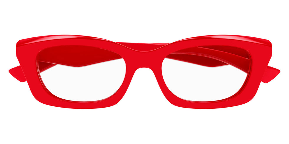 Alexander McQueen® AM0474O AMQ AM0474O 003 52 - 003 Red Eyeglasses