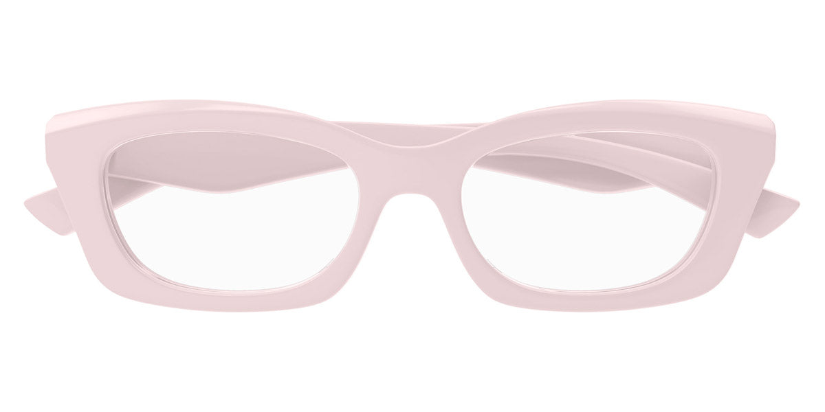 Alexander McQueen® AM0474O AMQ AM0474O 005 52 - 005 Pink Eyeglasses