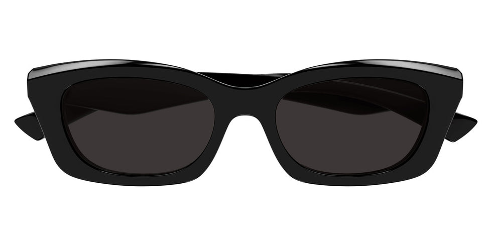 Alexander McQueen® AM0474S AMQ AM0474S 001 52 - 001 Black / Grey Sunglasses
