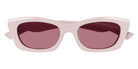 Alexander McQueen® AM0474S AMQ AM0474S 005 52 - 005 Pink / Red Sunglasses