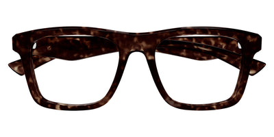 Alexander McQueen® AM0475O AMQ AM0475O 007 54 - 007 Havana Eyeglasses